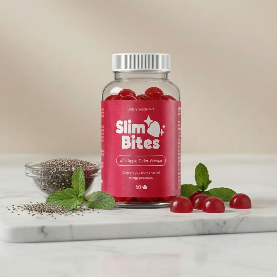 Slim Bites bottle with gummies